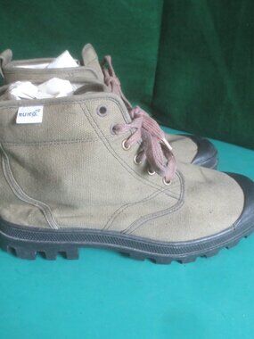 Ruko Canvas Khaki Army Desert Scout Green Boots - Size 9 Men's